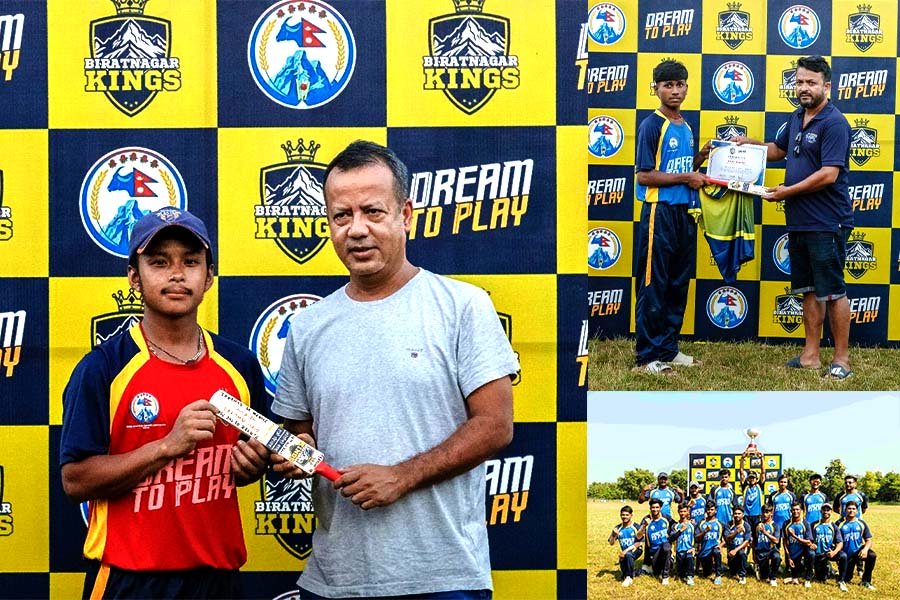 ड्रिम टू प्ले टि-ट्वेन्टी क्रिकेट प्रतियोगिताको उपाधि मोरङलाई