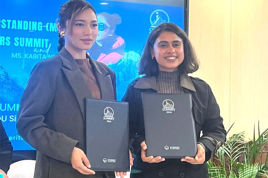 एभरेस्ट समिटियर्स समिट र एभरेस्ट समिटियर सुश्री कविता नेपालीबीच समझदारी पत्र (MoU) हस्ताक्षर