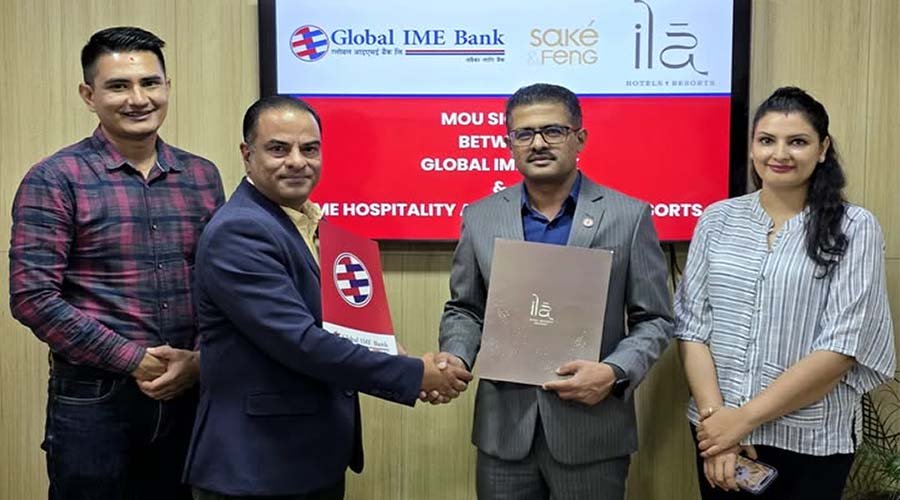 ग्लोबल आइएमई बैंकका ग्राहकलाई आइएमई हस्पिटालिटी र इला होटल एण्ड रिसोर्टमा १५ प्रतिशतसम्मको छुट