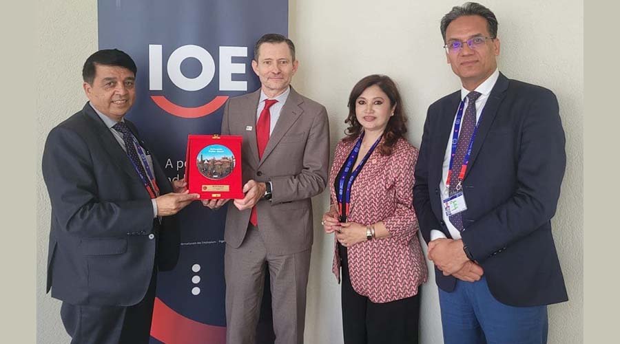 IOE र WTO का उच्च नेतृत्वसँग महासंघ अध्यक्षको भेटवार्ता, साना अर्थतन्त्र र बहुपक्षीय व्यापार प्रणालीमा छलफल