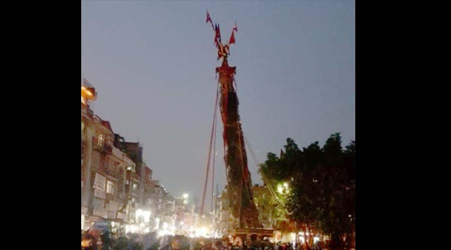 जावलाखेल पुर्‍याइयो रातो मच्छिन्द्रनाथको रथ