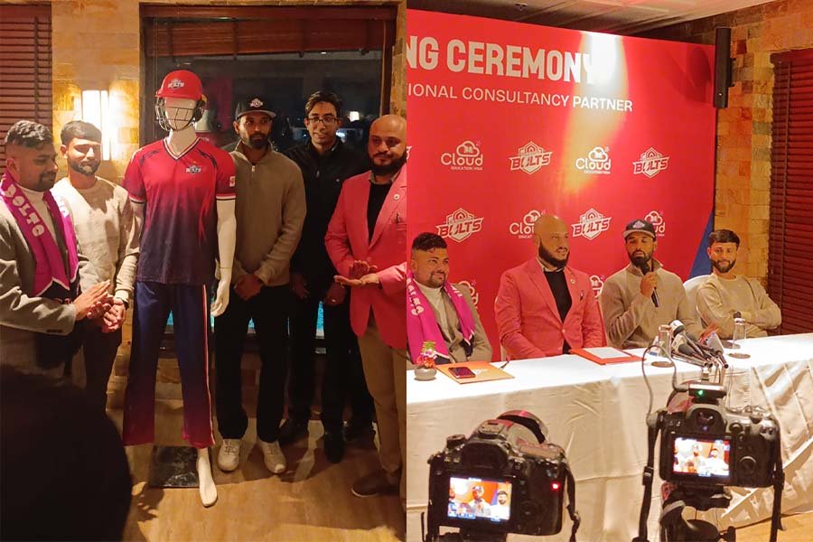क्लाउड एजुकेसन एन्ड भिसा सर्भिसेससँग जनकपुर बोल्ट्सको महत्वपूर्ण प्रायोजन सम्झौता !