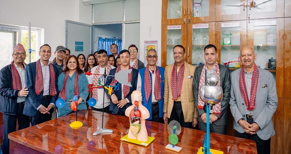 काठमाडौं मेरियट होटलले गर्यो कर्पारेट सामाजिक उत्तरदायित्व अन्तर्गत स्थानीय विद्यालयलाई सहयोग