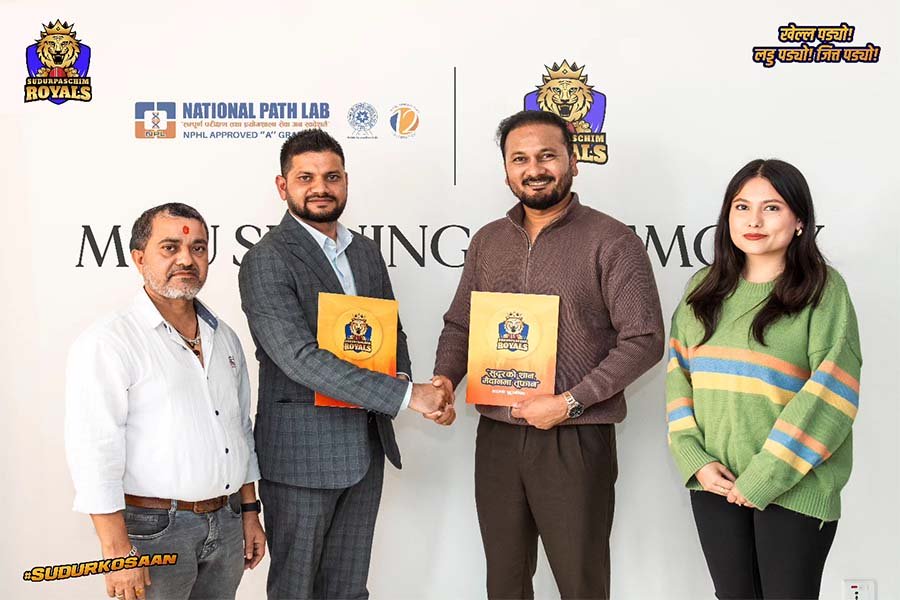 नेशनल प्याथ ल्याब सुदूरपश्चिम रोयल्सको 'मेडिकल' पार्टनर