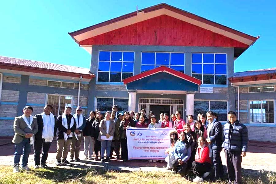 सोलुखुम्बुमा निःशुल्क महिला ट्रेकिङ गाइड प्रशिक्षण सुरू