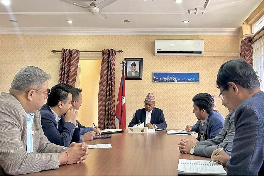 उद्योग, वाणिज्य तथा आपूर्ति मन्त्रालयसँग नाडाको प्रतिनिधि मण्डलको छलफल